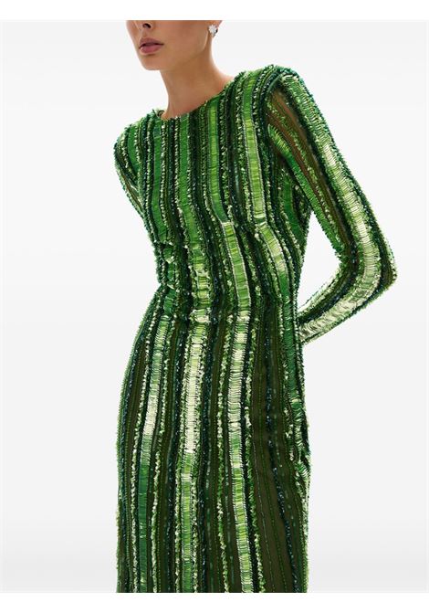 Green Lyssa gown Rachel Gilbert - women RACHEL GILBERT | 25FRG62058GRN
